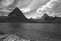 ManyGlaciers-6420-BW